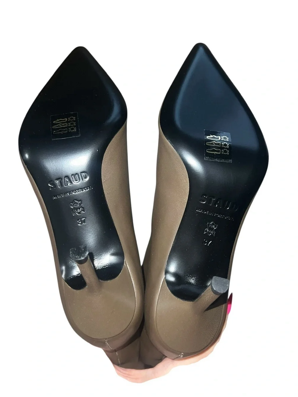 NEW NIB STAUD Sebastian Over The Knee Boots In Truffle Leather